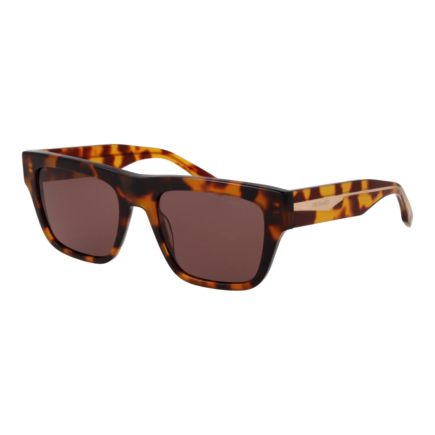 Trussardi Square sunglasses, Acetate frame, Trussardi Sunglasses TSU9032 G22 53 – Burghley & Co (Image 1)