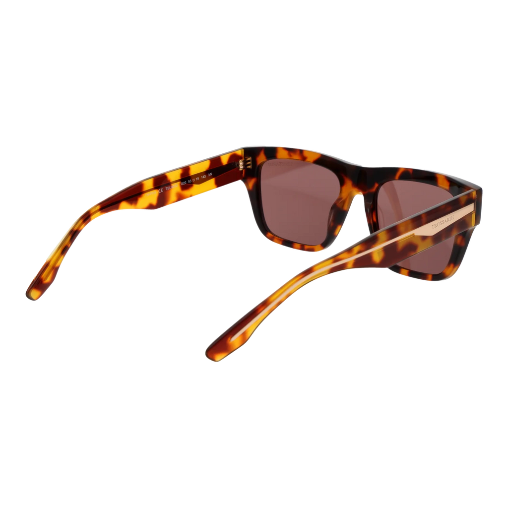 Trussardi Square sunglasses, Acetate frame, Trussardi Sunglasses TSU9032 G22 53 – Burghley & Co (Image 3)