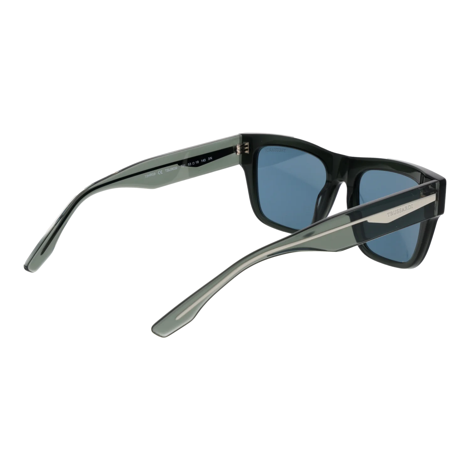 Trussardi Square sunglasses, Acetate frame, Trussardi Sunglasses TSU9032 T01 53 – Burghley & Co (Image 3)