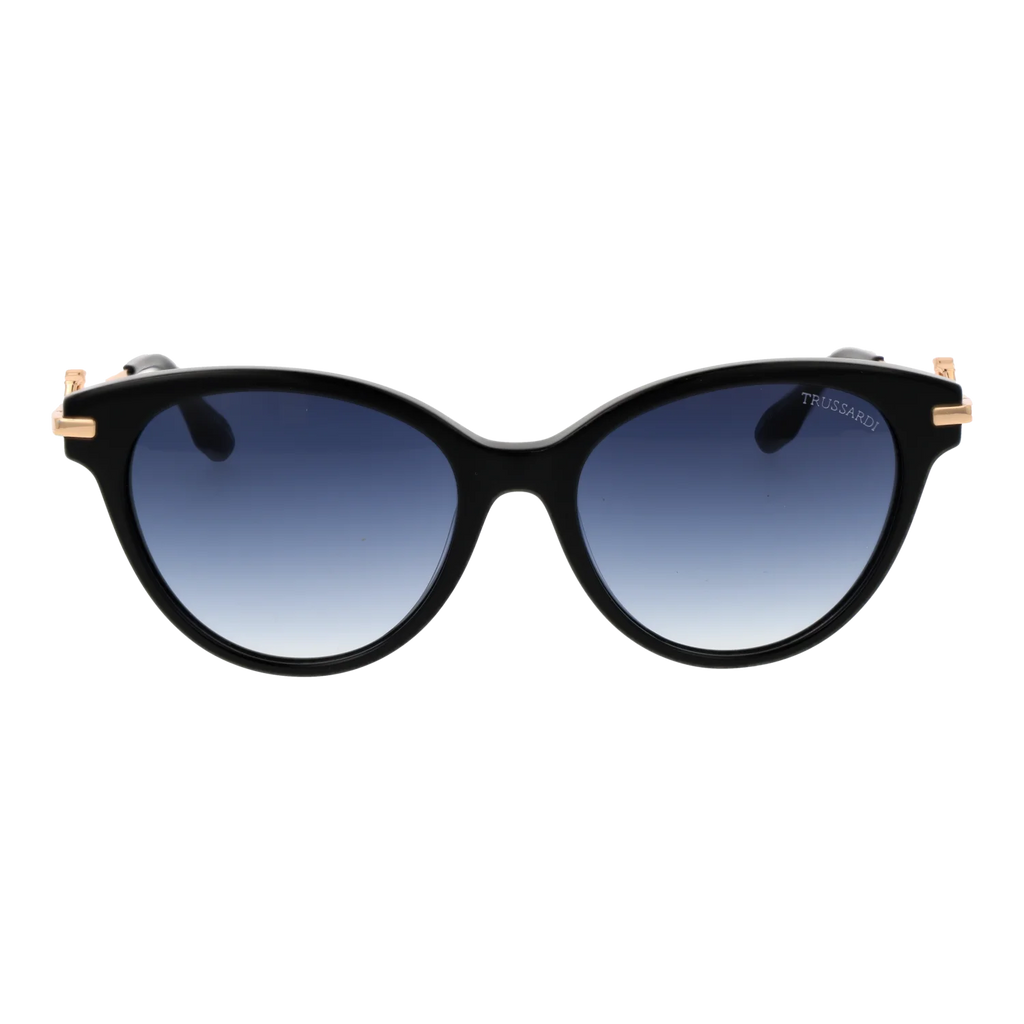 Trussardi sunglasses, Acetate frame, Trussardi Sunglasses TSW9025 A01 55 – Burghley & Co (Image 2)