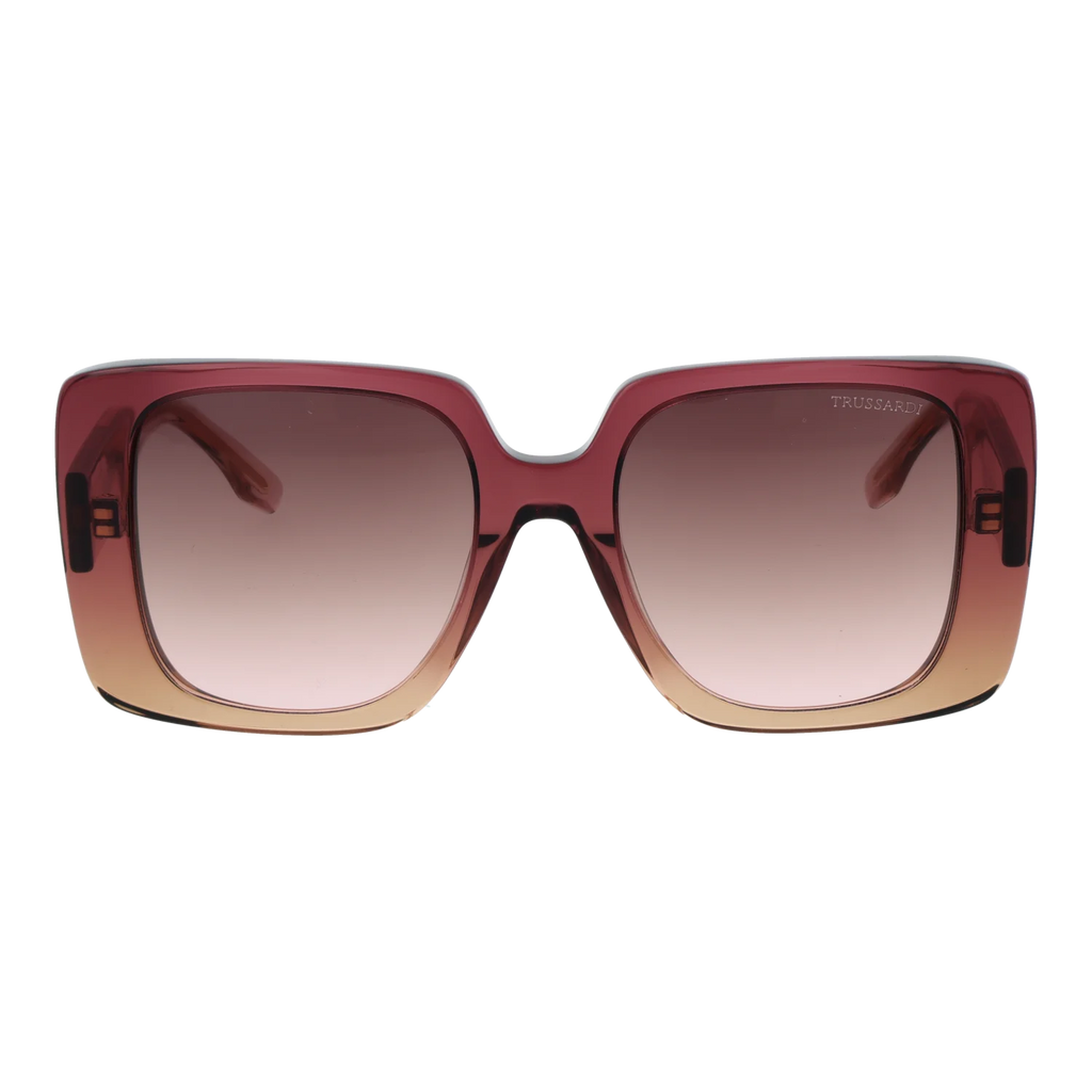 Trussardi Square sunglasses, Acetate frame, Trussardi Sunglasses TSW9029 C01 53 – Burghley & Co (Image 2)