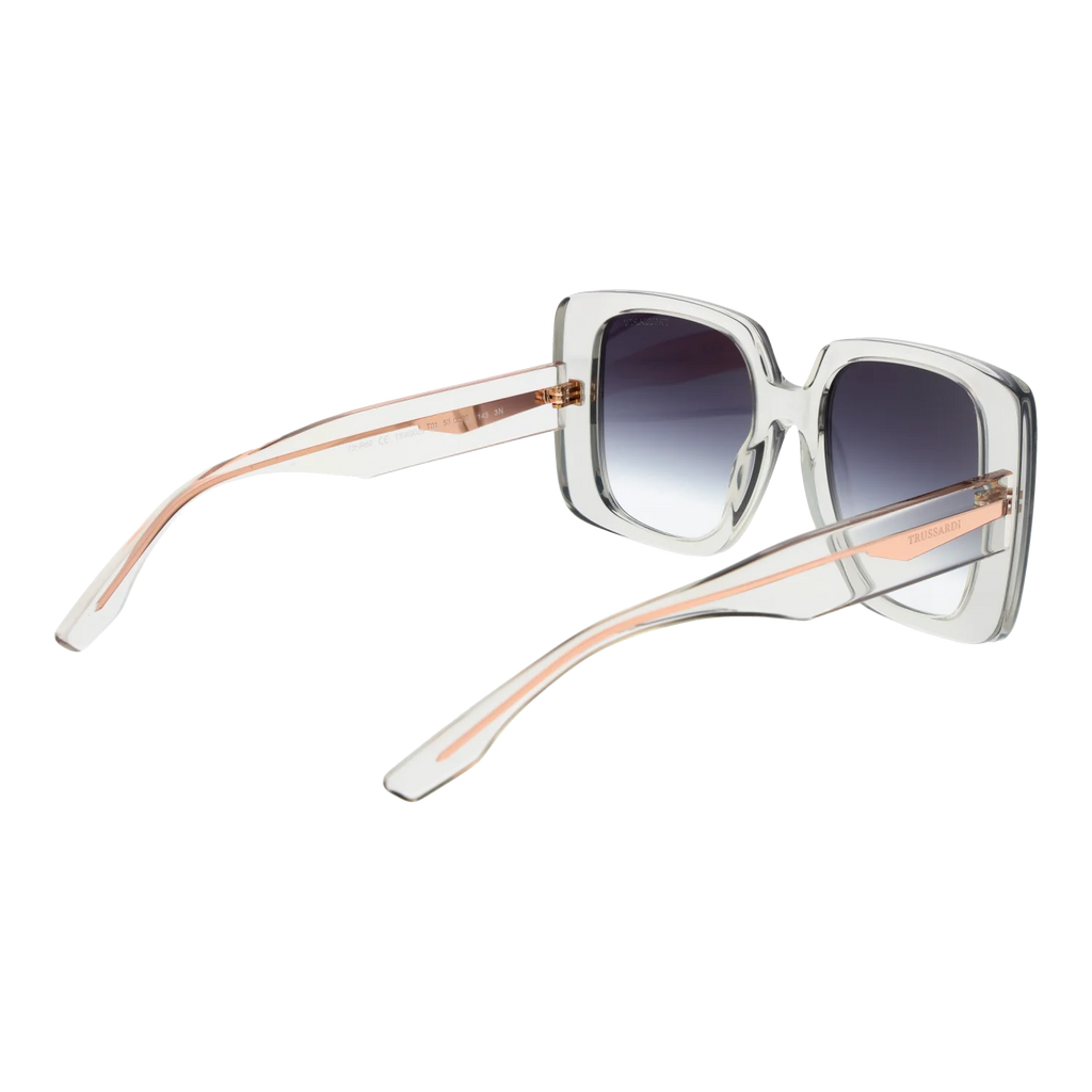 Trussardi Square sunglasses, Acetate frame, Trussardi Sunglasses TSW9029 T01 53 – Burghley & Co (Image 3)