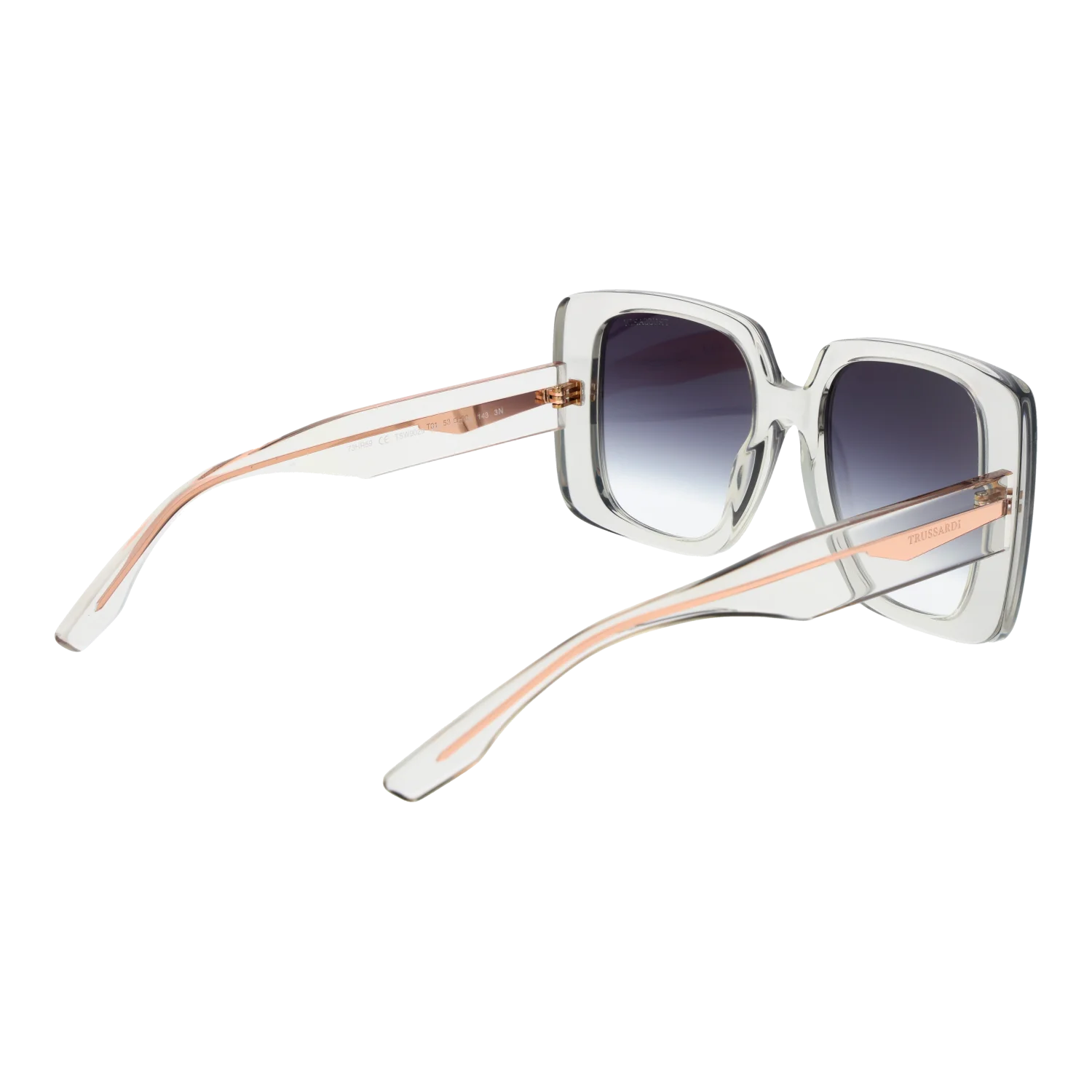 Trussardi Square sunglasses, Acetate frame, Trussardi Sunglasses TSW9029 T01 53 – Burghley & Co (Image 3)