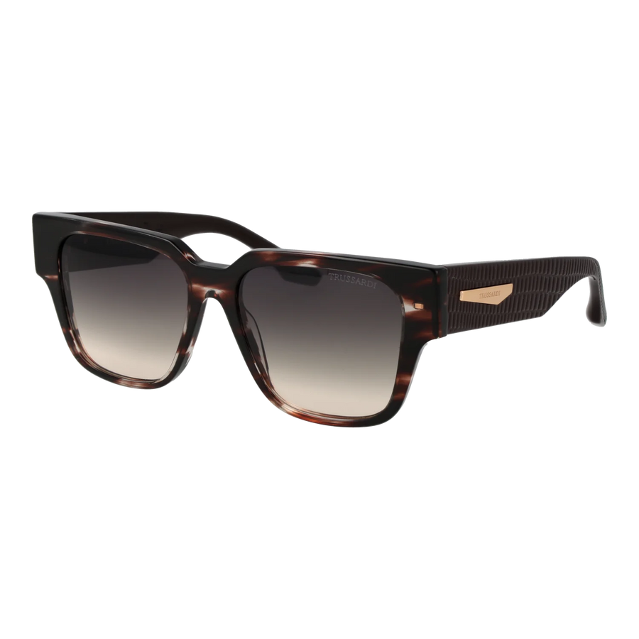 Trussardi Square sunglasses, Acetate frame, Trussardi Sunglasses TSW9033 E01 54 – Burghley & Co (Image 1)