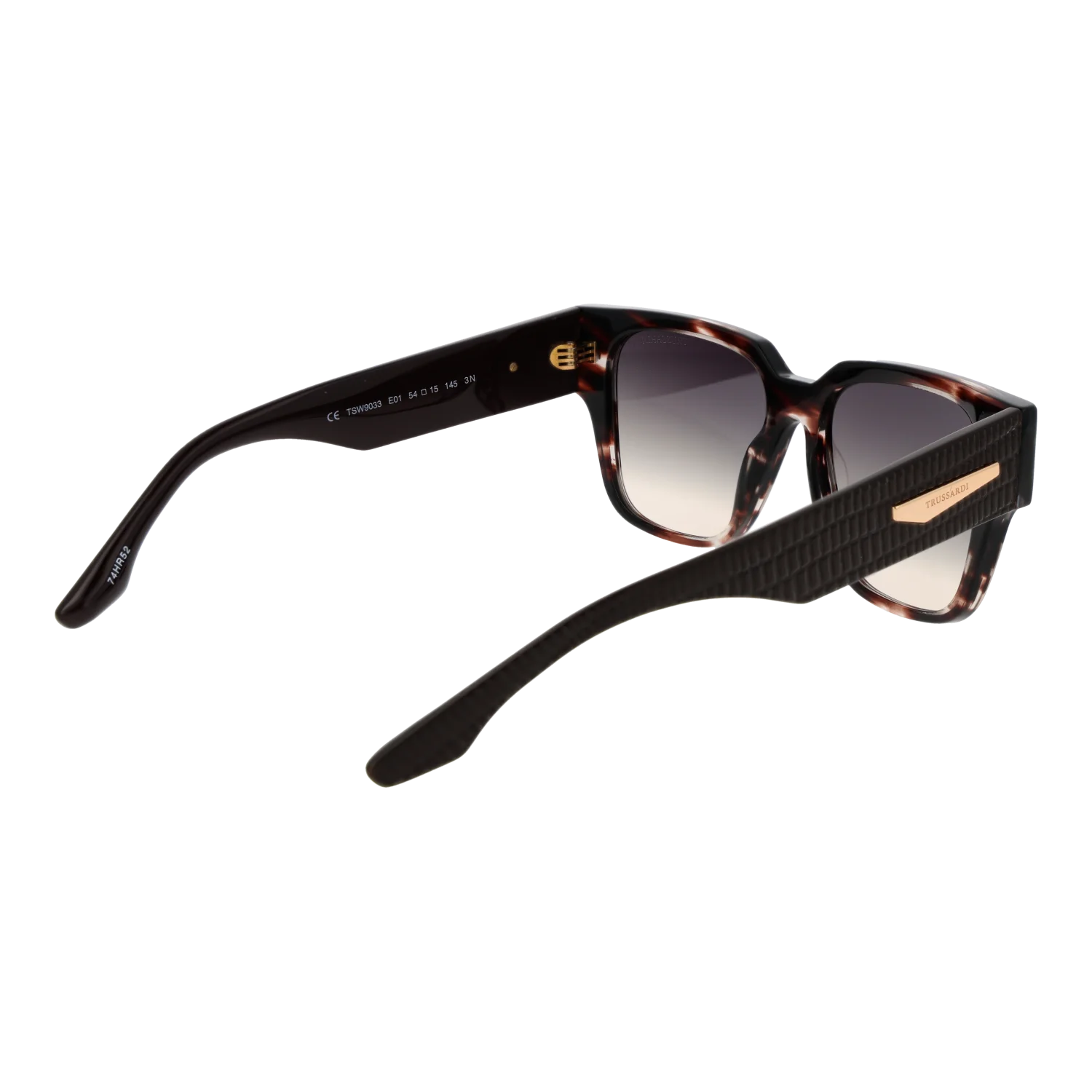 Trussardi Square sunglasses, Acetate frame, Trussardi Sunglasses TSW9033 E01 54 – Burghley & Co (Image 3)