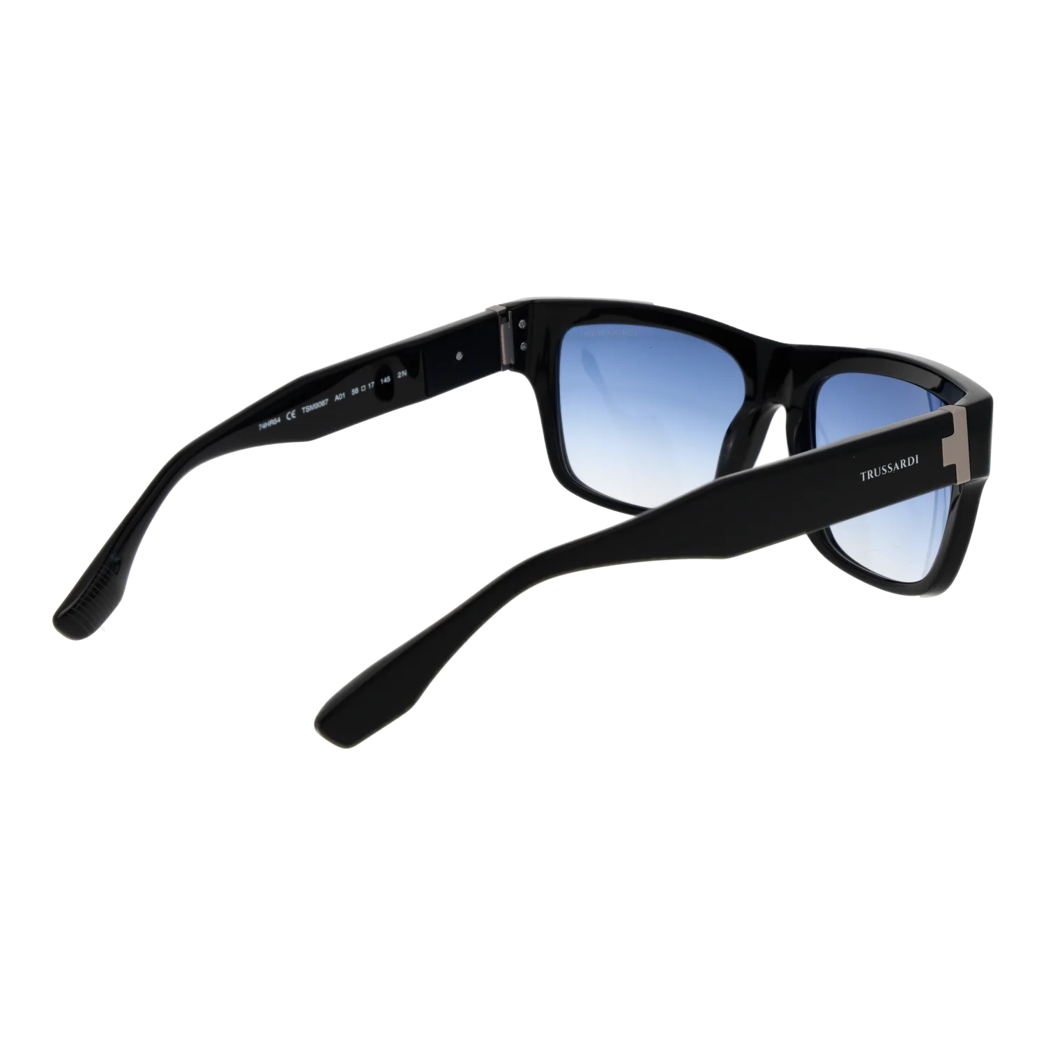 Trussardi Square sunglasses, Acetate frame, Trussardi Sunglasses TSM9067 A01 56 – Burghley & Co (Image 3)