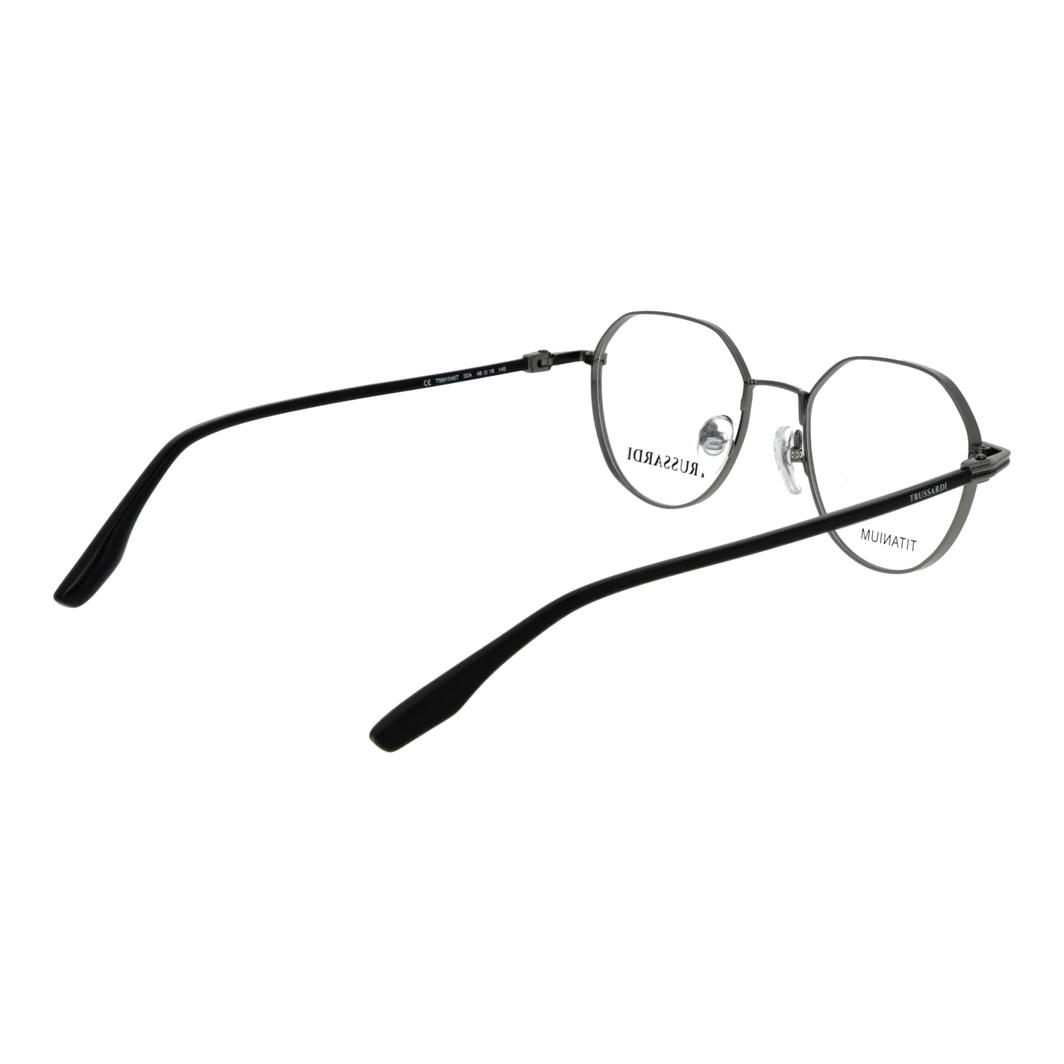Trussardi glasses, Trussardi Optical Frames TSM1045T 02A 48 – Burghley & Co (Image 3)