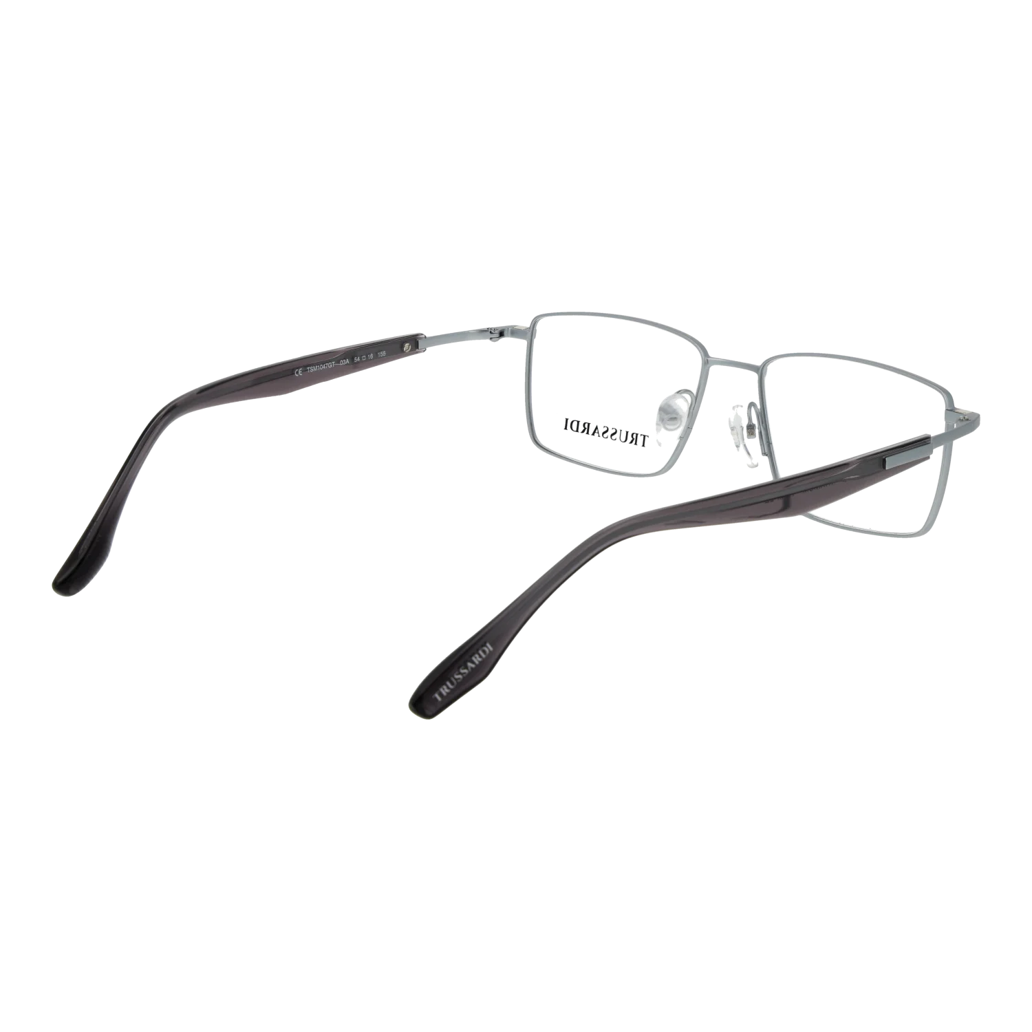 Trussardi Rectangle sunglasses, Titanium frame, Trussardi Frames with Sunglasses-Clips TSM1047GT 03A 54 & TSM1047GT 03AG 54 – Burghley & Co…
