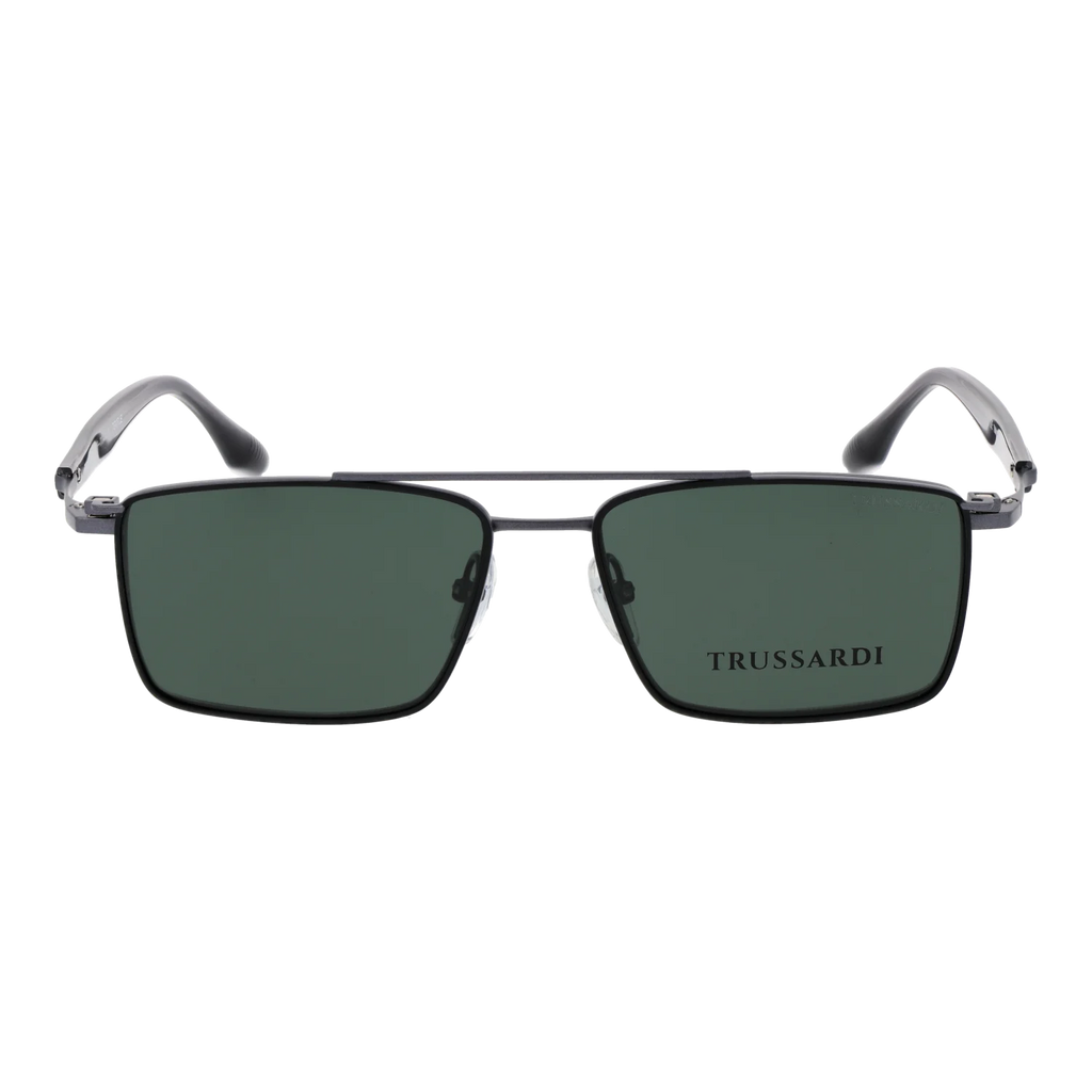 Trussardi sunglasses, Trussardi Frames with Sunglasses-Clips TSM1047GT 09A 54 & TSM1047GT 09AG 54 – Burghley & Co (Image 5)