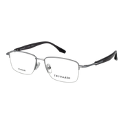Trussardi Square glasses, Titanium frame, Trussardi Optical Frames TSM1050T 03A 55 – Burghley & Co (Image 1)