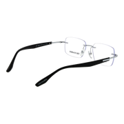 Trussardi Rectangle glasses, Stainless steel frame, Trussardi Optical Frames TSM1051T 03A 54 – Burghley & Co (Image 3)
