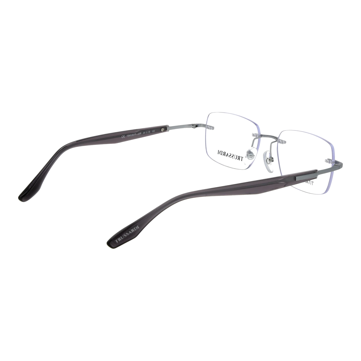 Trussardi glasses, Trussardi Optical Frames TSM1051T 03B 54 – Burghley & Co (Image 3)