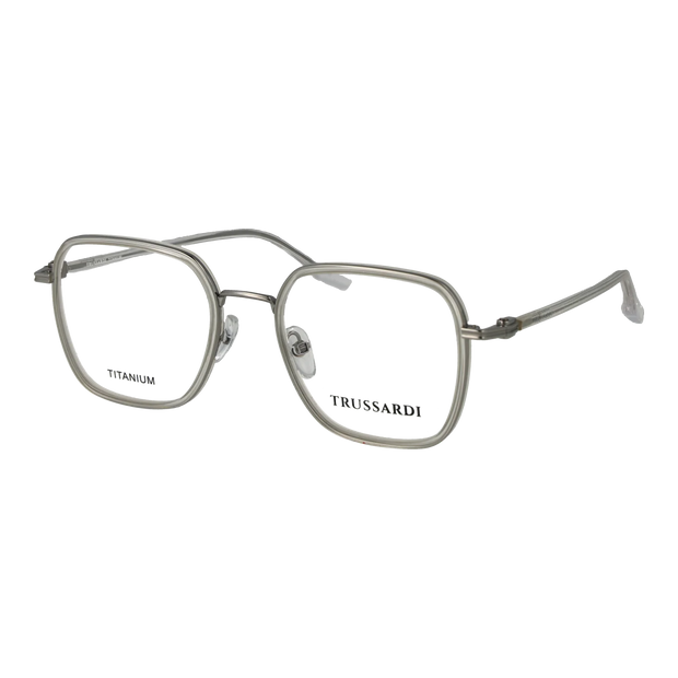 Trussardi Square glasses, Titanium frame, Trussardi Optical Frames TSU1020T T02 52 – Burghley & Co (Image 1)
