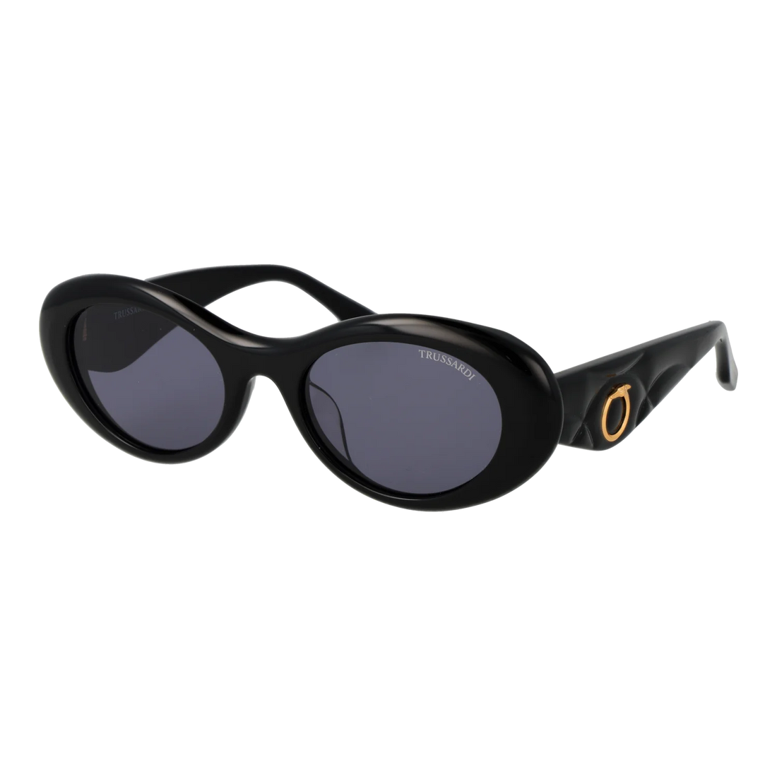 Trussardi Oval sunglasses, Acetate frame, Trussardi Sunglasses TSW9094 A01 53 – Burghley & Co (Image 1)