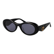 Trussardi Oval sunglasses, Acetate frame, Trussardi Sunglasses TSW9094 A01 53 – Burghley & Co (Image 1)