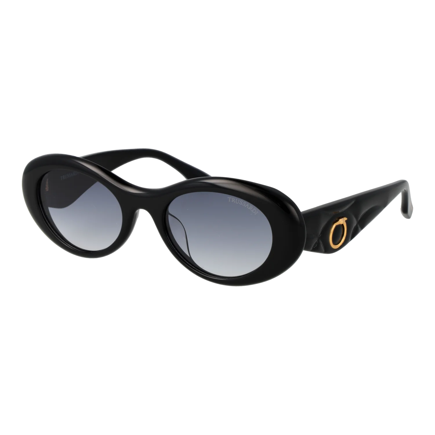 Trussardi Oval sunglasses, Acetate frame, Trussardi Sunglasses TSW9094 A02 53 – Burghley & Co (Image 1)