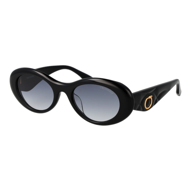Trussardi Oval sunglasses, Acetate frame, Trussardi Sunglasses TSW9094 A02 53 – Burghley & Co (Image 1)