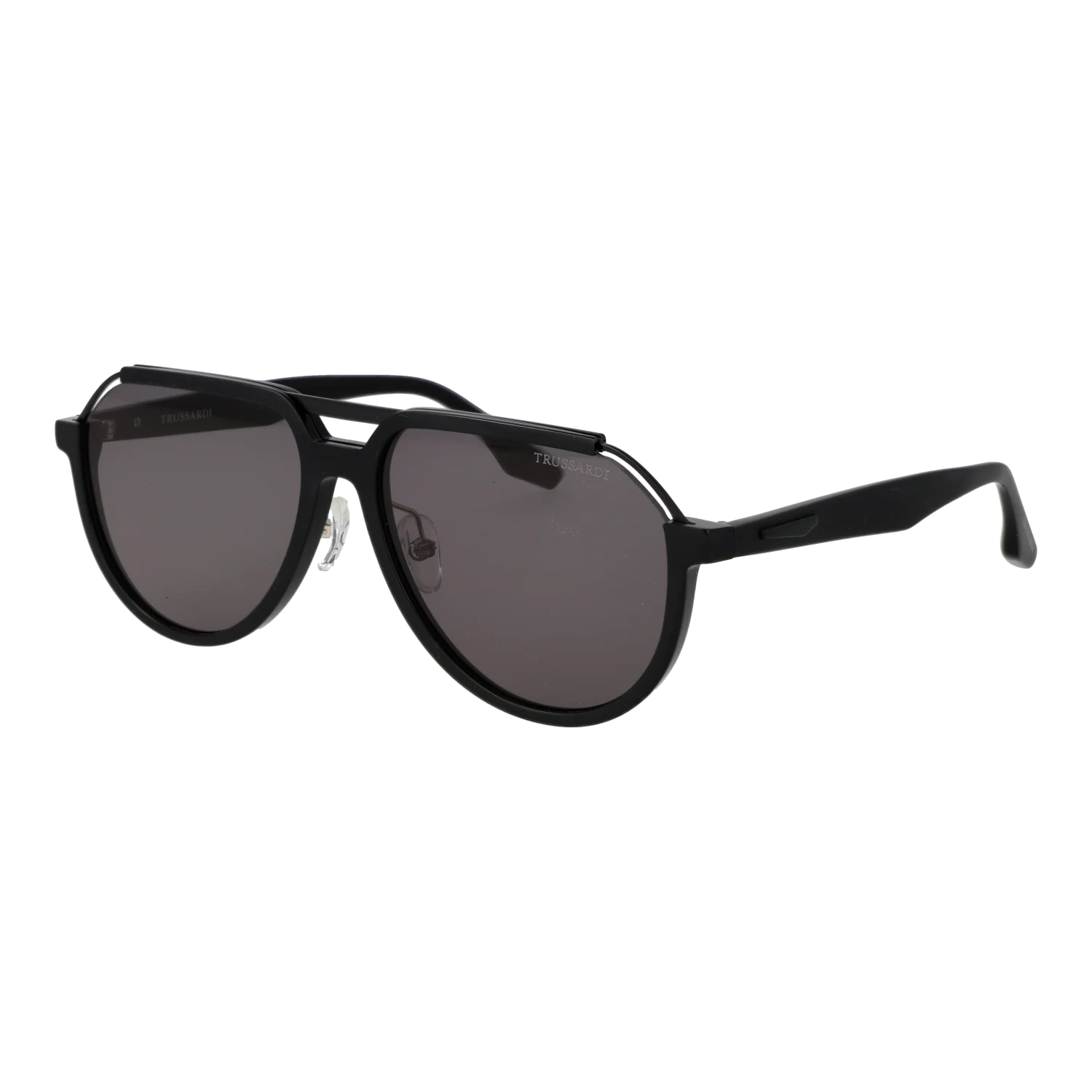 Trussardi Aviator sunglasses, Acetate frame, Trussardi Sunglasses TSM9042 A01 59 – Burghley & Co (Image 1)