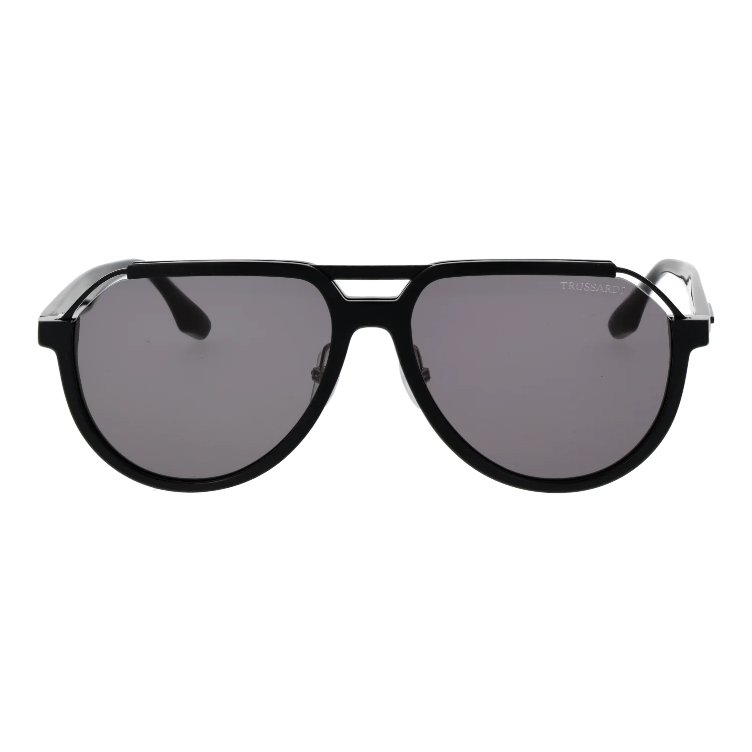 Trussardi Aviator sunglasses, Acetate frame, Trussardi Sunglasses TSM9042 A01 59 – Burghley & Co (Image 2)