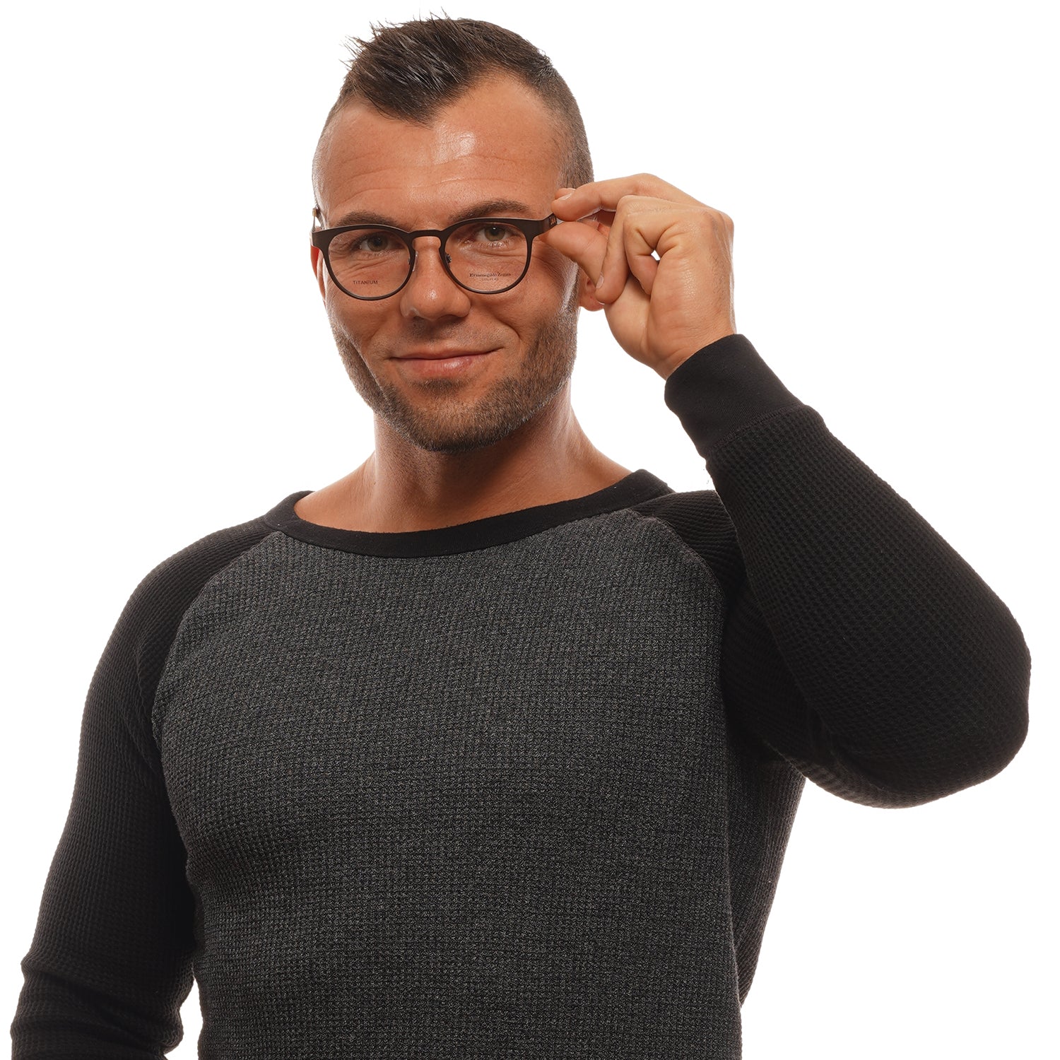 Ermenegildo Zegna Optical Frame ZC5003 48 038 Titanium