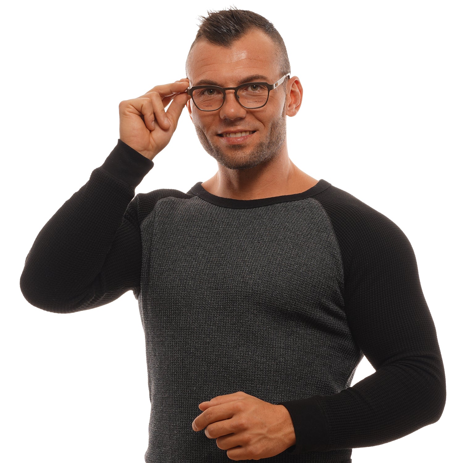 Ermenegildo Zegna Optical Frame ZC5004 49 034 Titanium