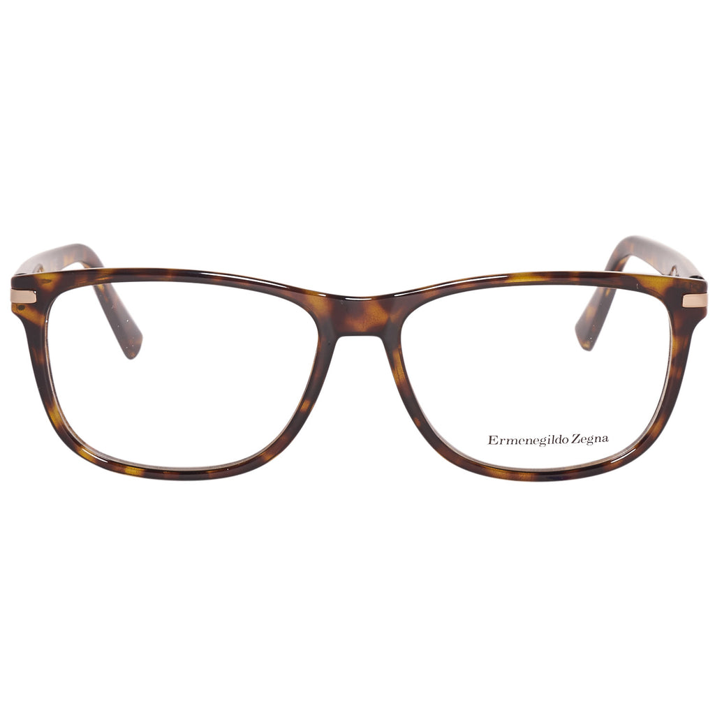 Ermenegildo Zegna Rectangle glasses in Brown with Plastic frame, model Ermenegildo Zegna Optical Frame EZ5005 052 55, from Burghley & Co – Luxury eyewear UK