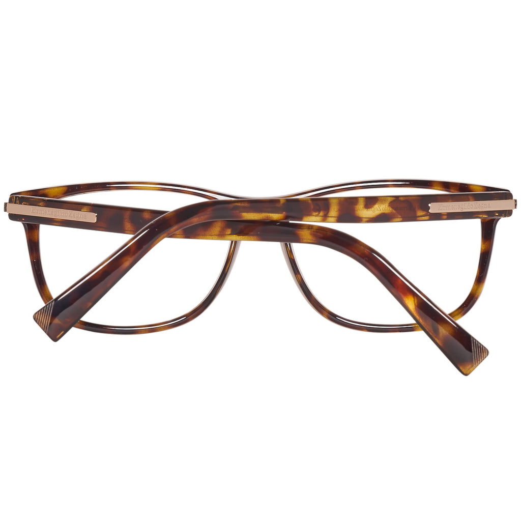 Ermenegildo Zegna Rectangle glasses in Brown with Plastic frame, model Ermenegildo Zegna Optical Frame EZ5005 052 55, from Burghley & Co – Luxury eyewear UK