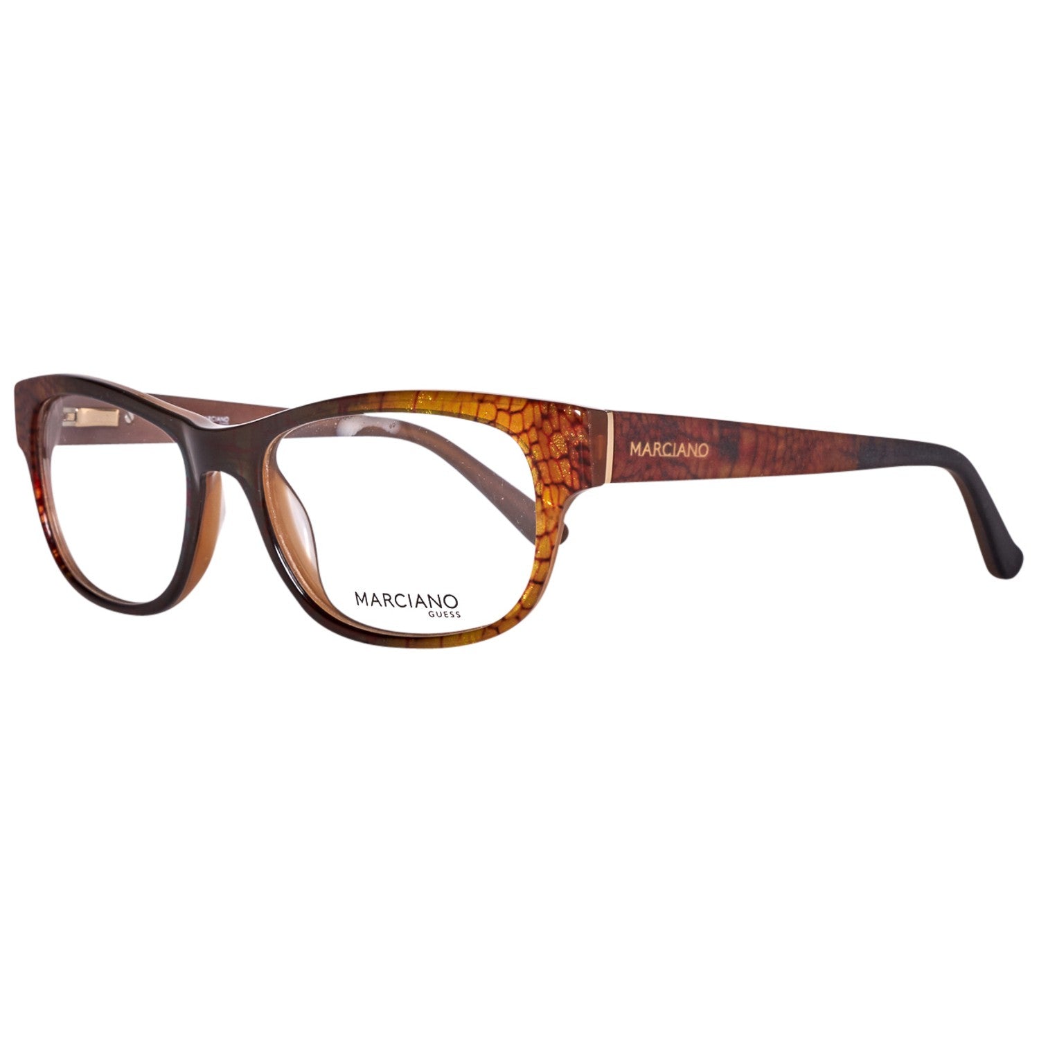 Marciano by Guess glasses in Brown with Plastic frame, model Marciano by Guess Optical Frames GM0261 53050, from Burghley & Co – Luxury eyewear UK