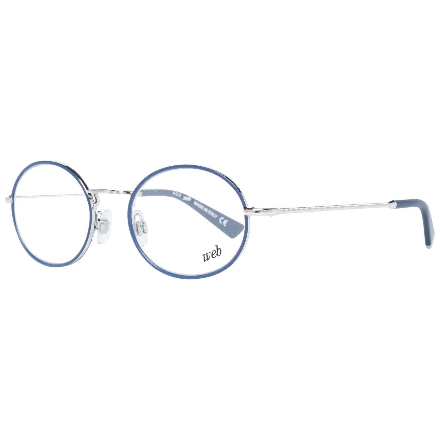Web glasses in Blue with Metal frame, model Web Optical Frame WE5177 016 51, from Burghley & Co – Luxury eyewear UK