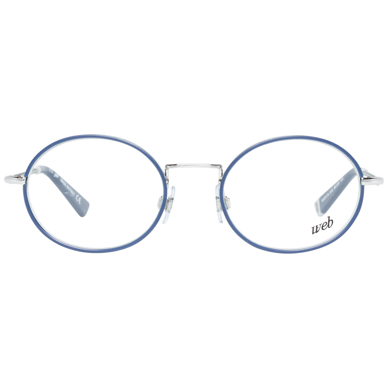Web glasses in Blue with Metal frame, model Web Optical Frame WE5177 016 51, from Burghley & Co – Luxury eyewear UK