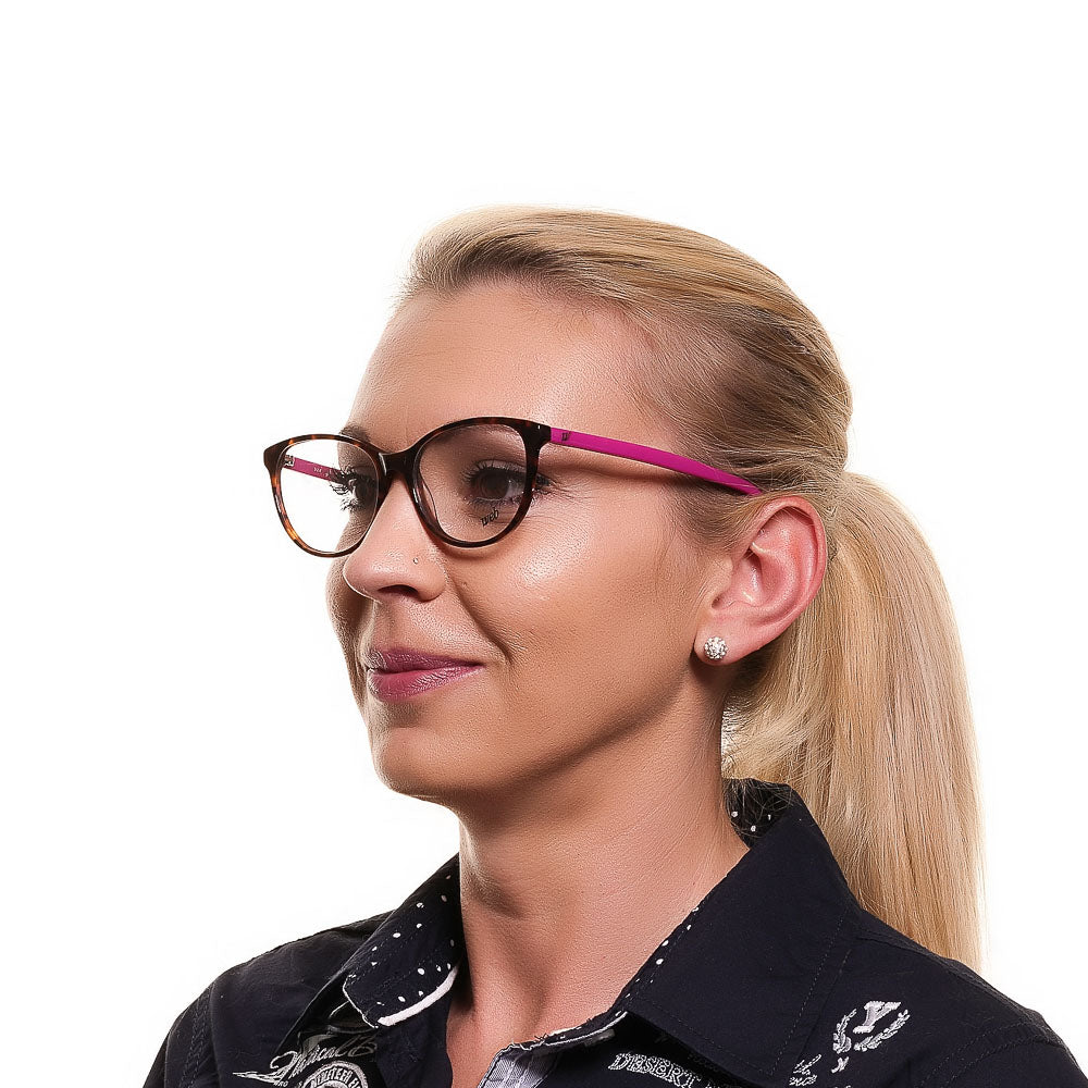 Web Cat-eye glasses in Brown with Plastic frame, model Web Optical Frame WE5214 053 54, from Burghley & Co – Luxury eyewear UK