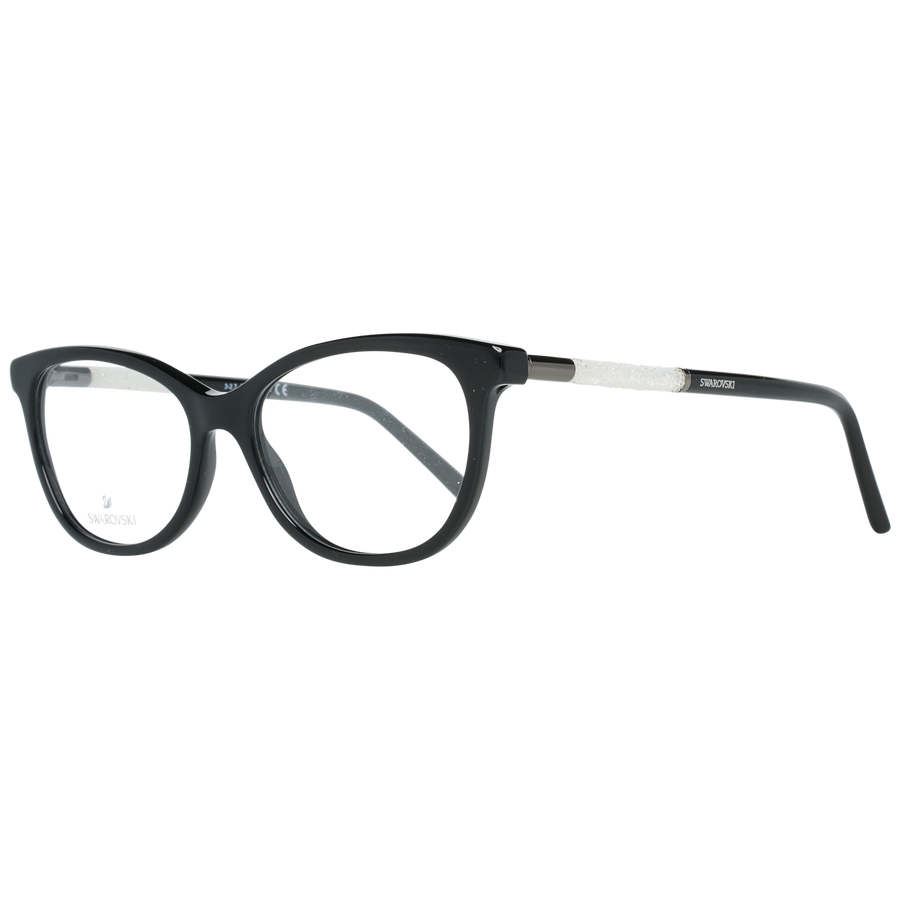 Swarovski glasses in Black with Metal frame, model Swarovski Optical Frames SK5211 54001, from Burghley & Co – Luxury eyewear UK