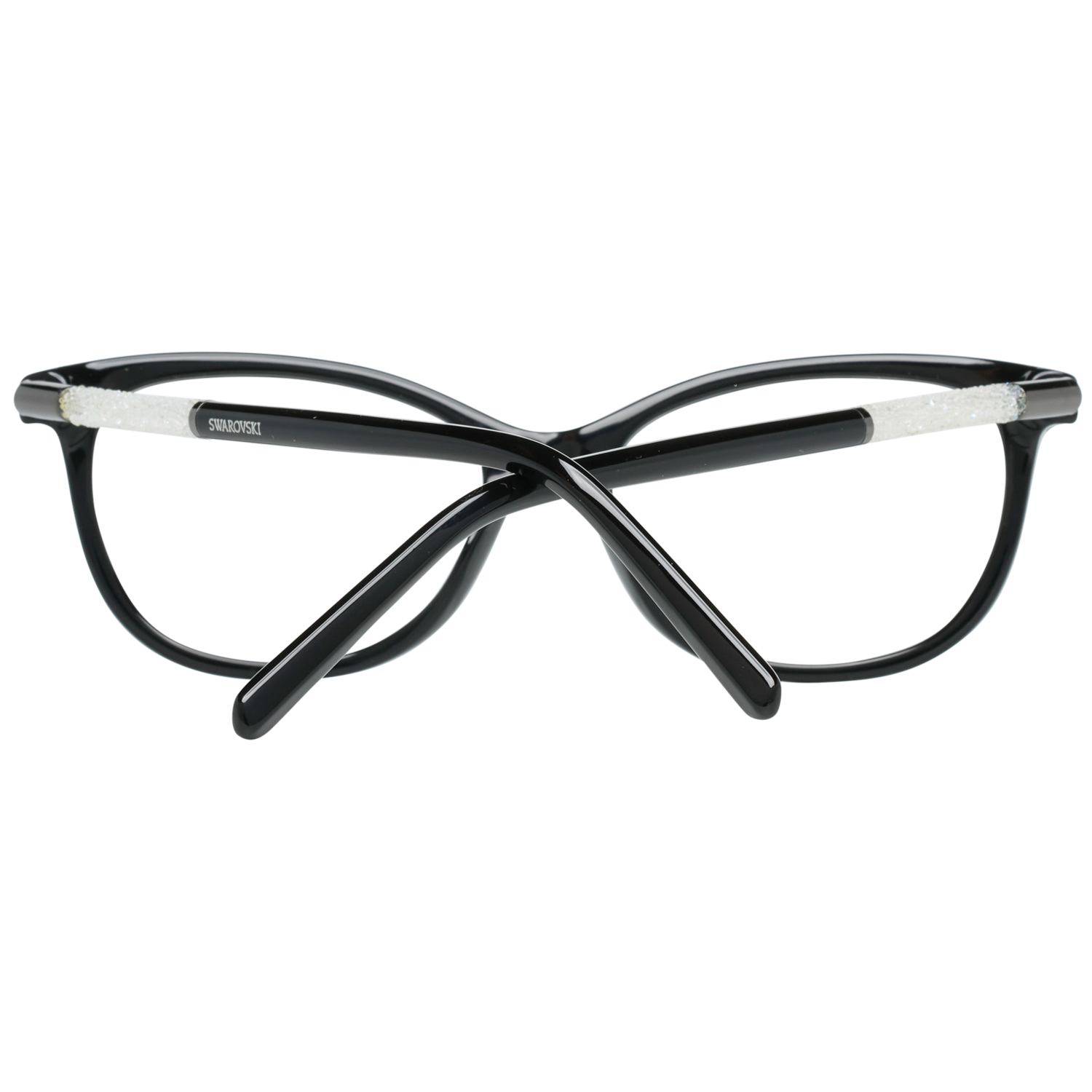 Swarovski glasses in Black with Metal frame, model Swarovski Optical Frames SK5211 54001, from Burghley & Co – Luxury eyewear UK