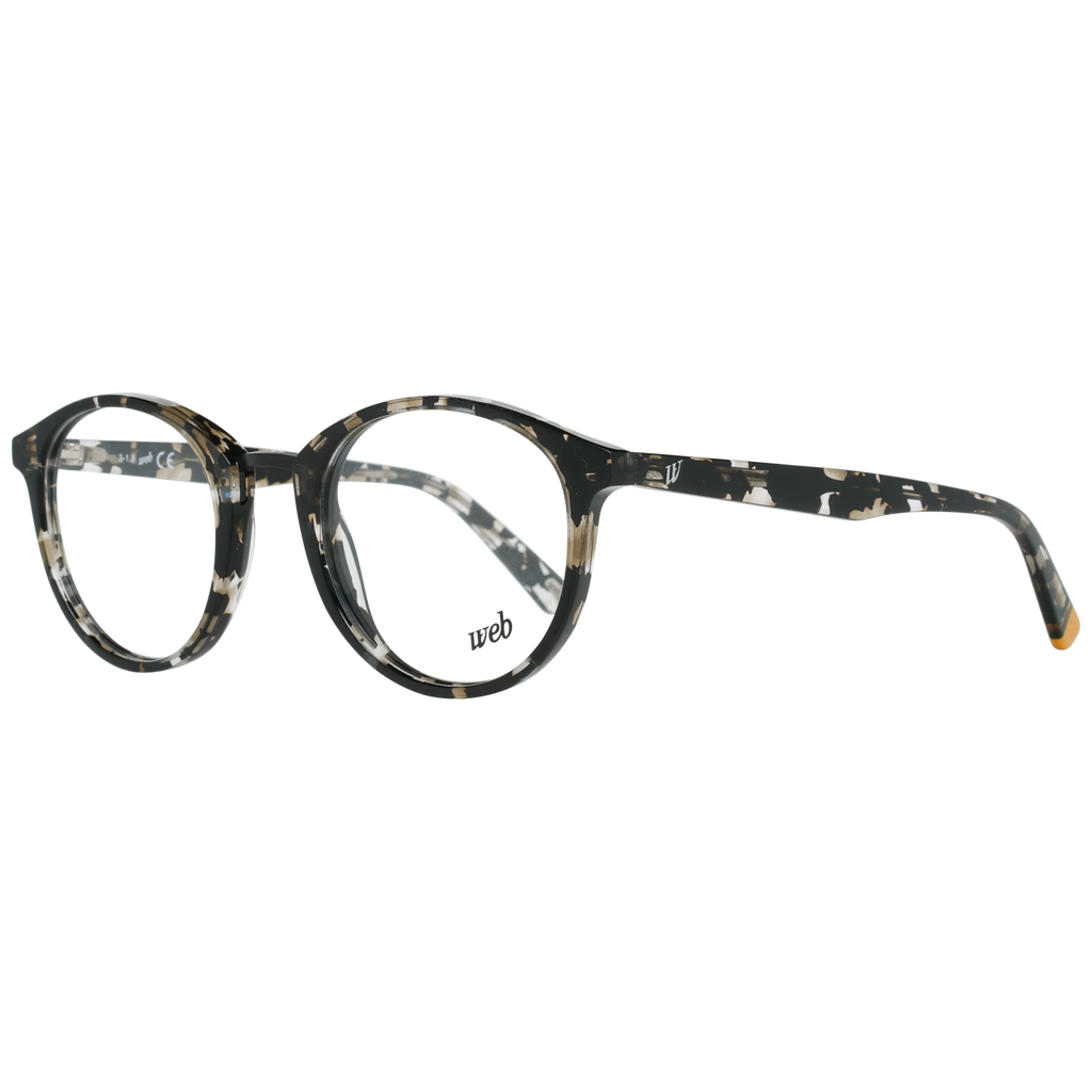 Web Round glasses in Black with Plastic frame, model Web Optical Frames WE5222 48055, from Burghley & Co – Luxury eyewear UK