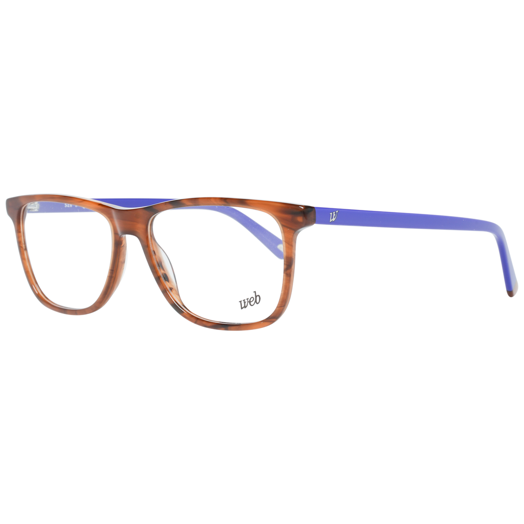 Web Rectangle glasses in Orange with Plastic frame, model Web Optical Frame WE5224 048 54, from Burghley & Co – Luxury eyewear UK