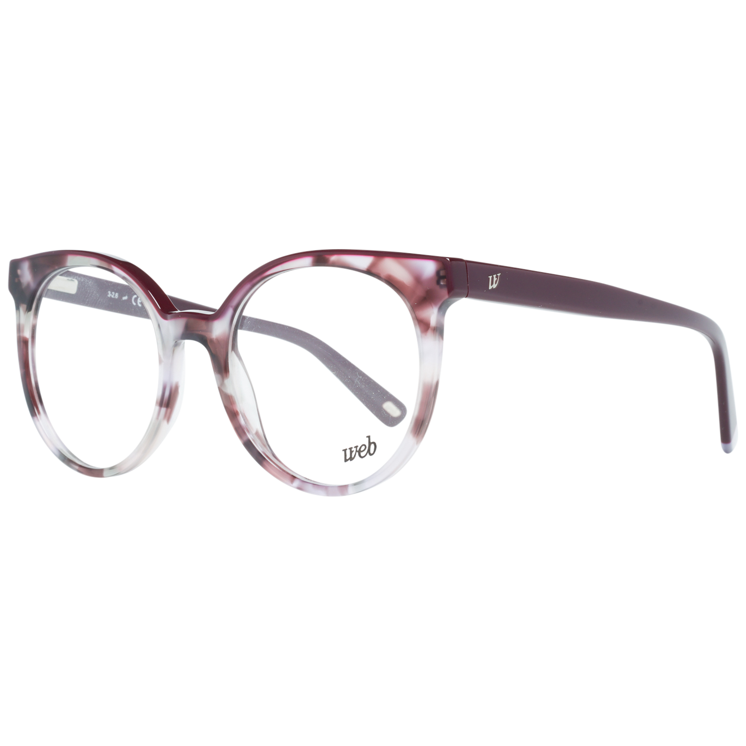 Web glasses in Purple with Plastic frame, model Web Optical Frame WE5227 074 49, from Burghley & Co – Luxury eyewear UK