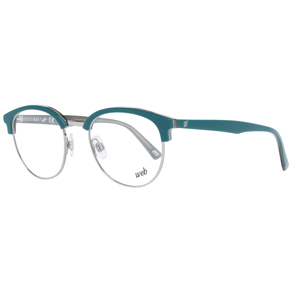 Web glasses in Green with Metal frame, model Web Optical Frames WE5225 49008, from Burghley & Co – Luxury eyewear UK