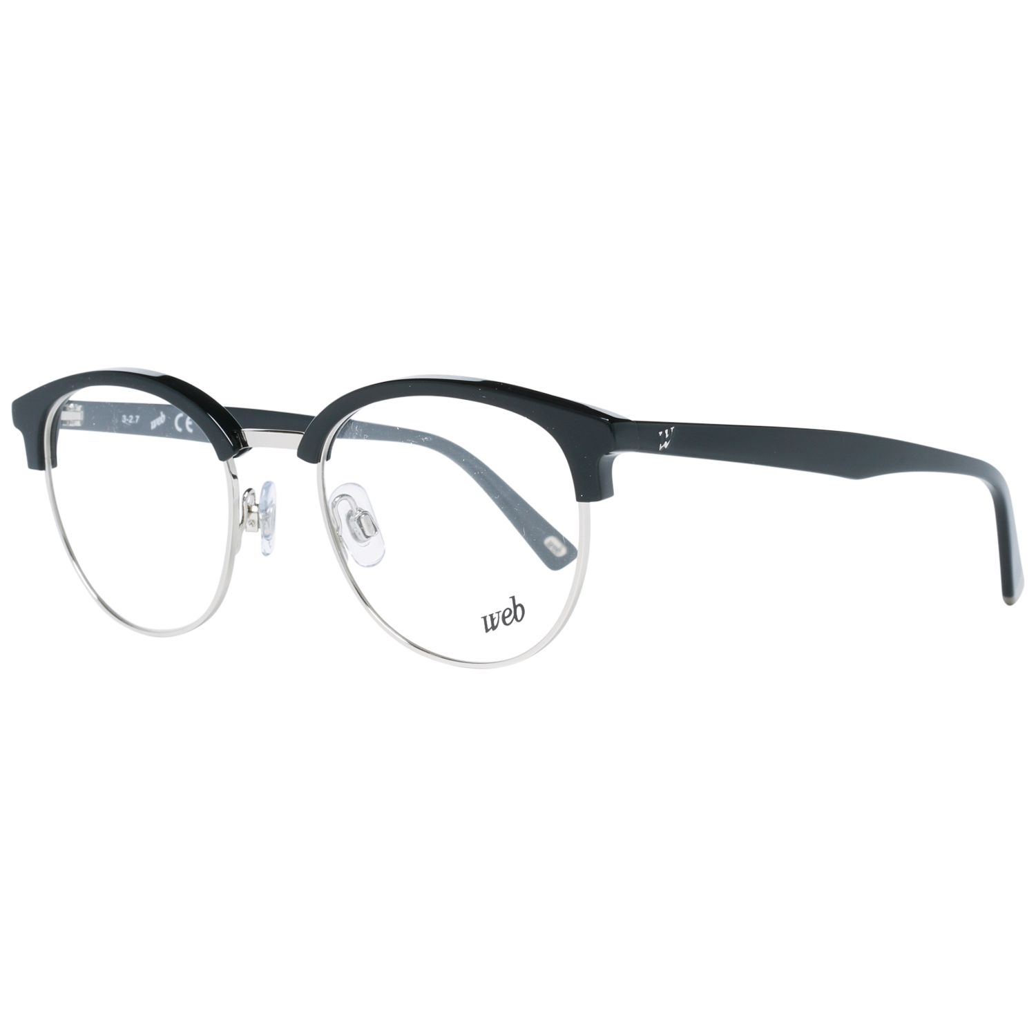 Web glasses in Black with Metal frame, model Web Optical Frames WE5225 49014, from Burghley & Co – Luxury eyewear UK