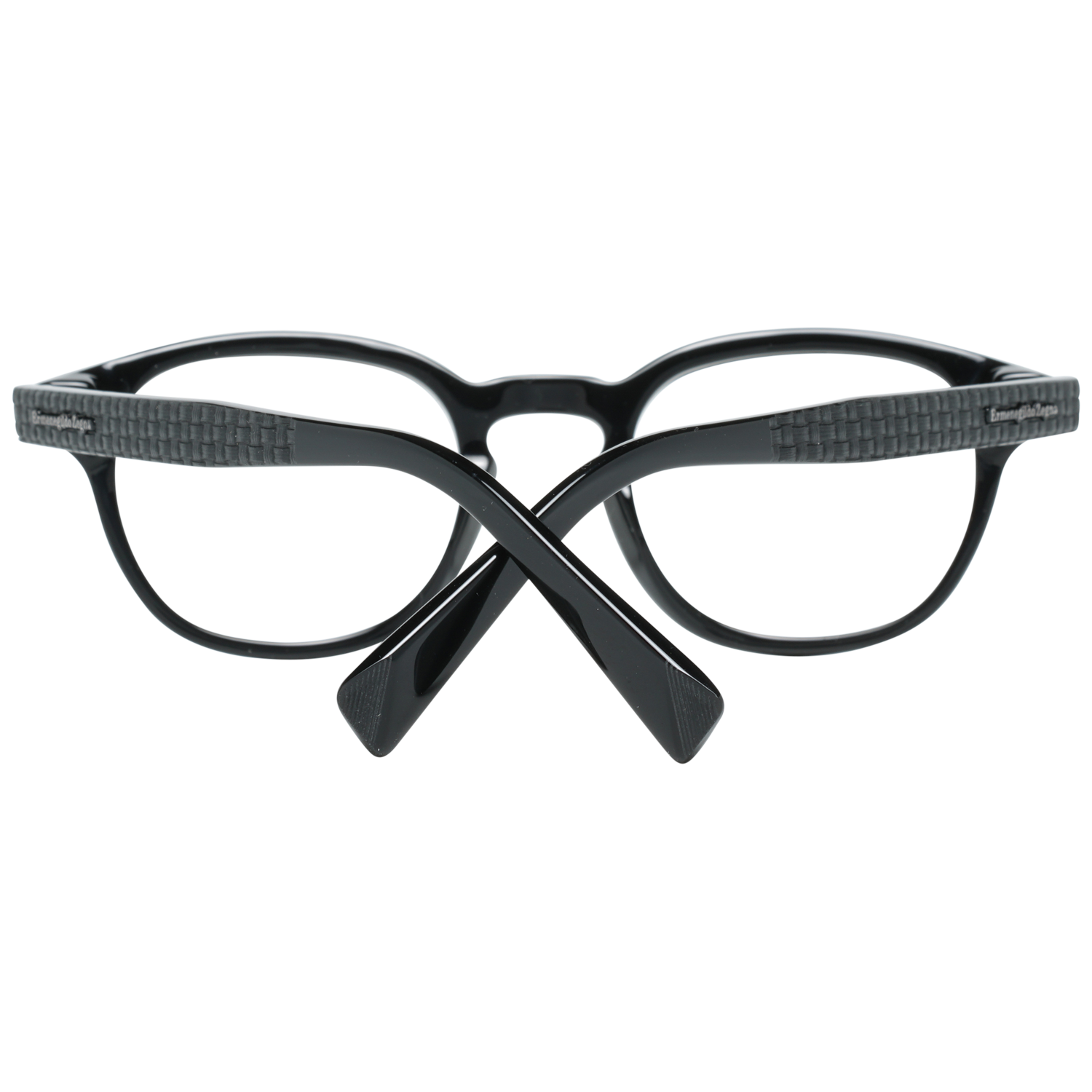 Ermenegildo Zegna Round glasses in Black with Plastic frame, model Ermenegildo Zegna Optical Frames EZ5108 48001, from Burghley & Co – Luxury eyewear UK