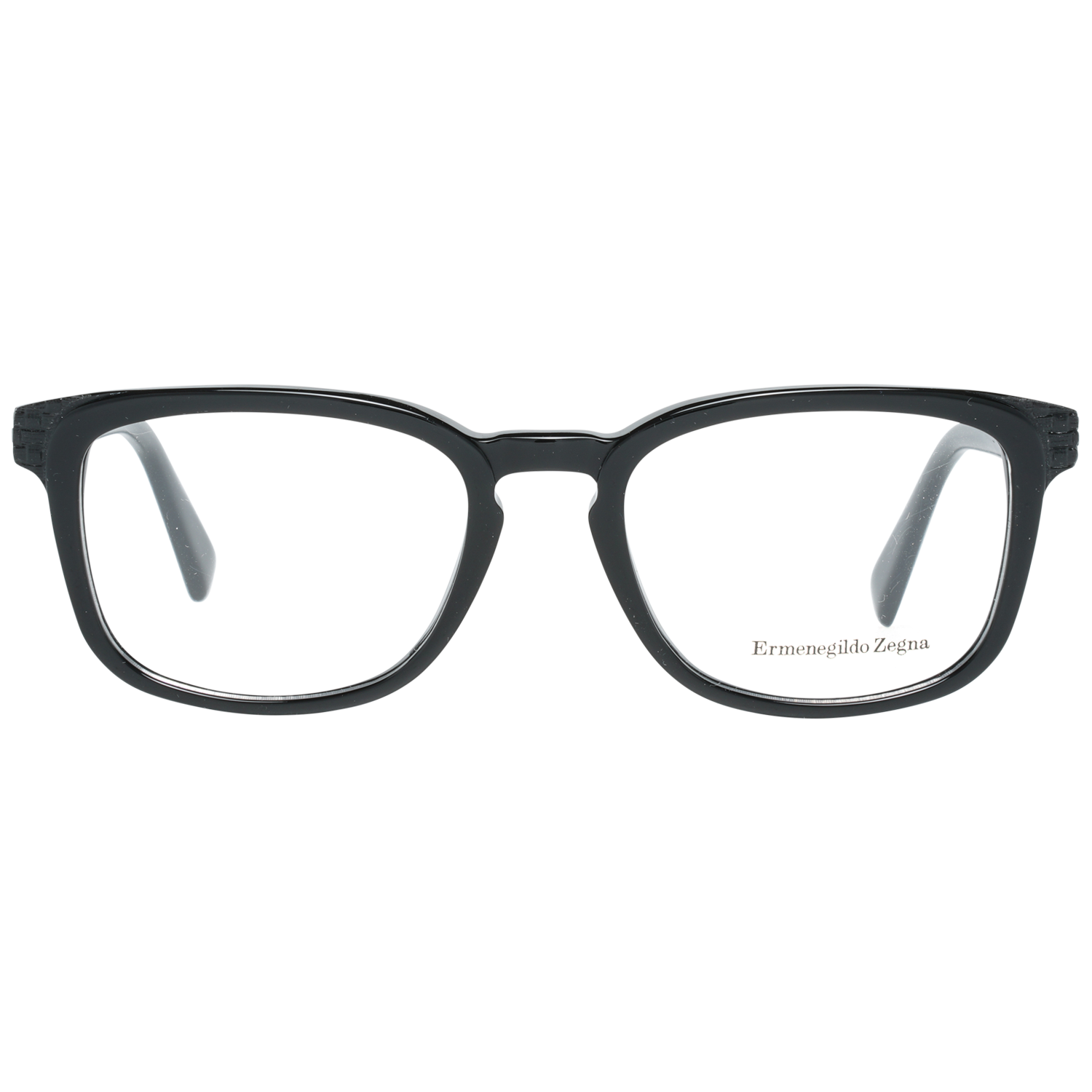 Ermenegildo Zegna Rectangle glasses in Black with Plastic frame, model Ermenegildo Zegna Optical Frames EZ5109 52001, from Burghley & Co – Luxury eyewear UK