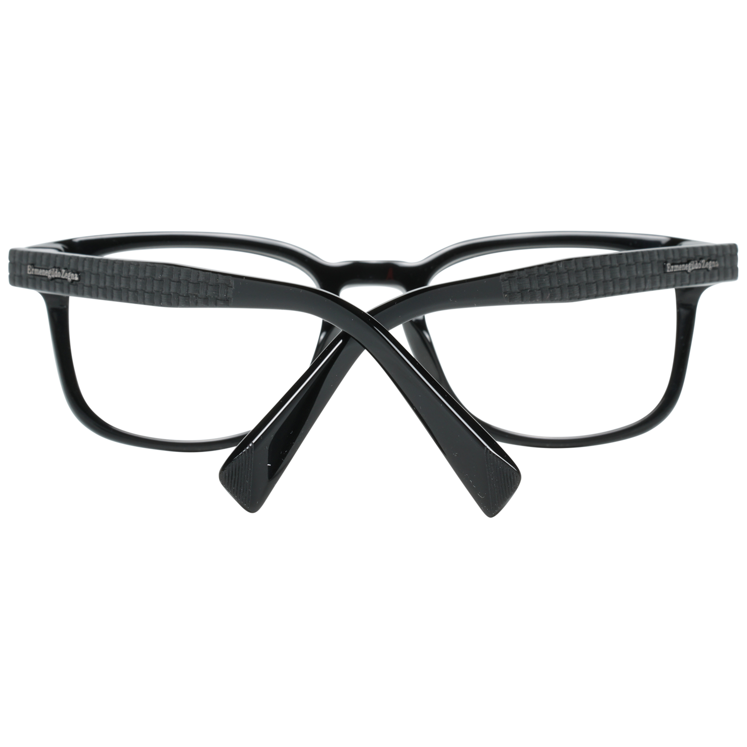 Ermenegildo Zegna Rectangle glasses in Black with Plastic frame, model Ermenegildo Zegna Optical Frames EZ5109 52001, from Burghley & Co – Luxury eyewear UK