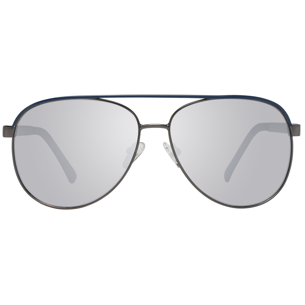 Guess Aviator sunglasses in Gunmetal with Metal frame, model Guess Sunglasses GF0172 6008C, from Burghley & Co – Luxury eyewear UK