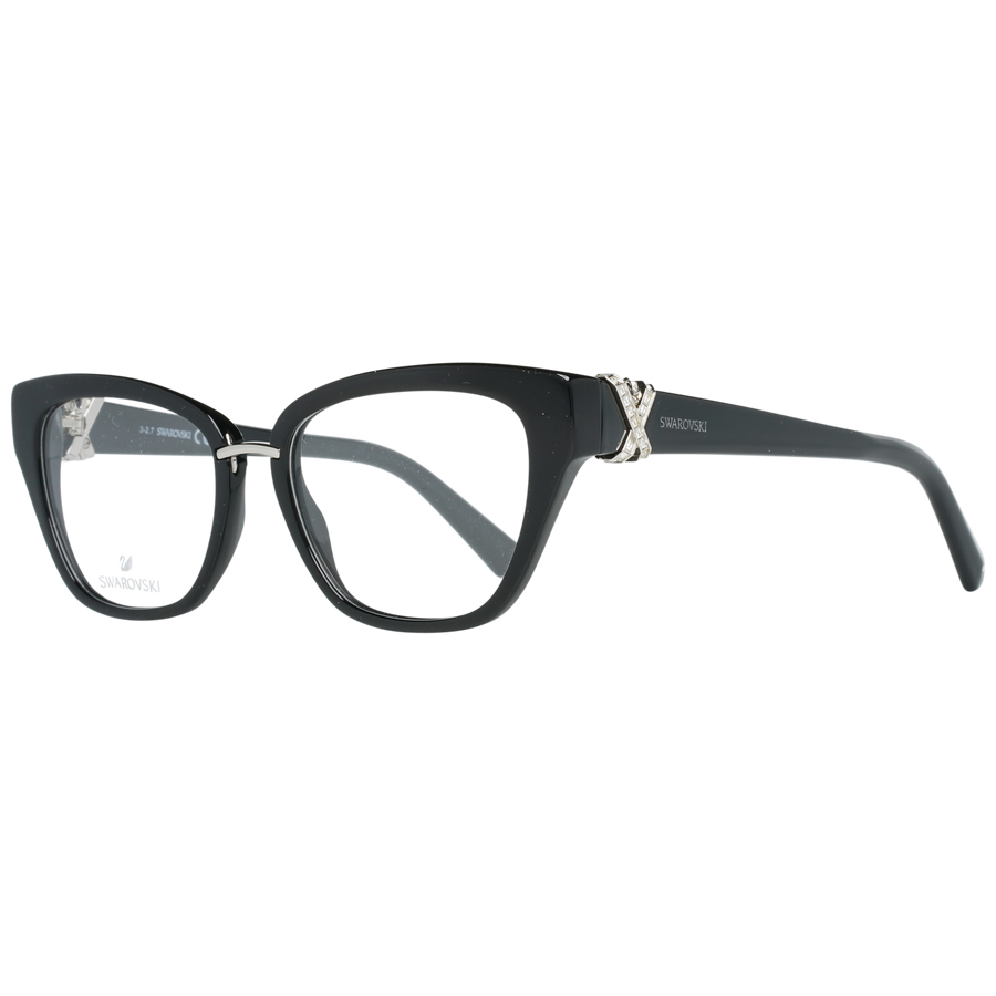 Swarovski glasses in Black with Metal frame, model Swarovski Optical Frames SK5251 50001, from Burghley & Co – Luxury eyewear UK