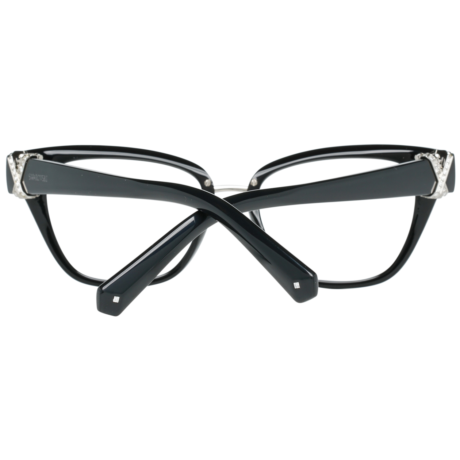 Swarovski glasses in Black with Metal frame, model Swarovski Optical Frames SK5251 50001, from Burghley & Co – Luxury eyewear UK