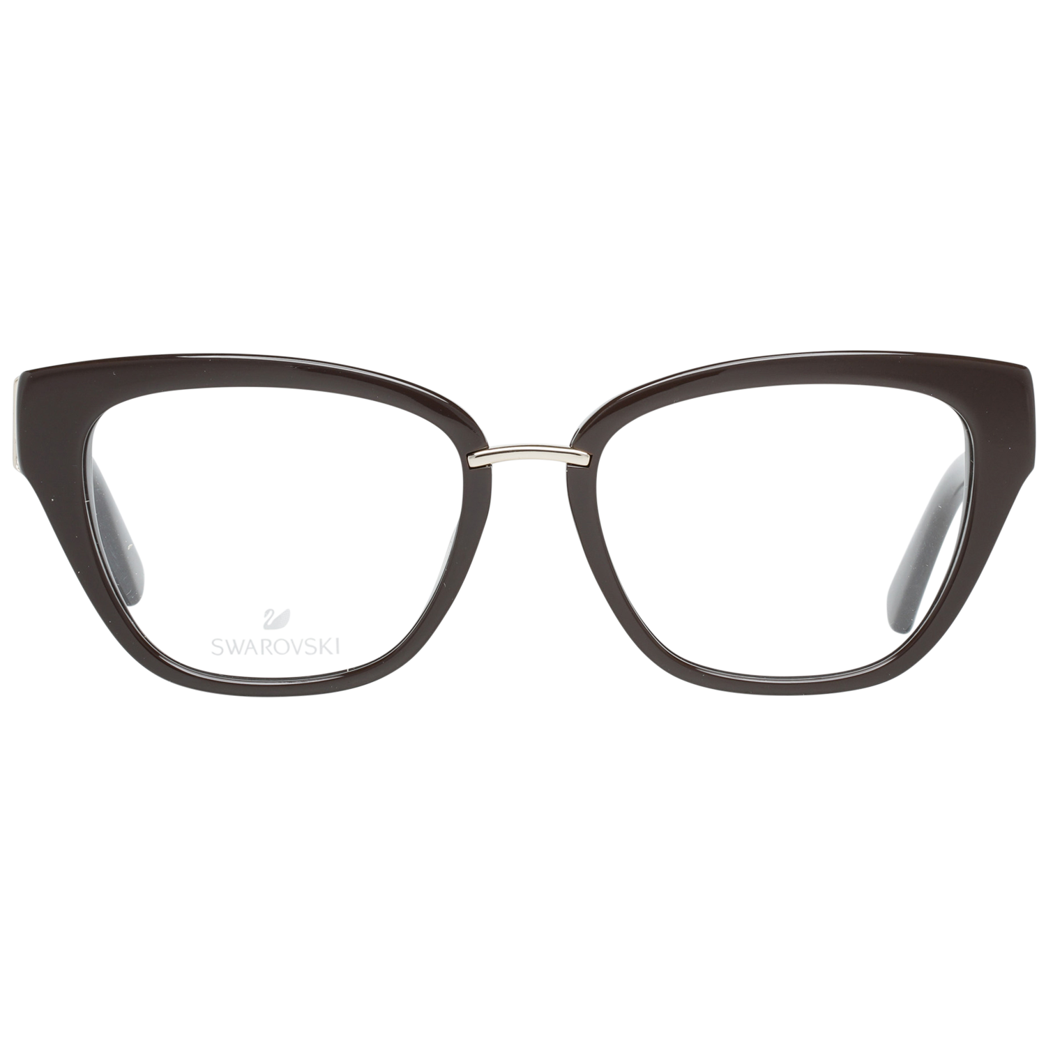 Swarovski Cat-eye glasses in Brown with Plastic frame, model Swarovski Optical Frames SK5251 50052, from Burghley & Co – Luxury eyewear UK