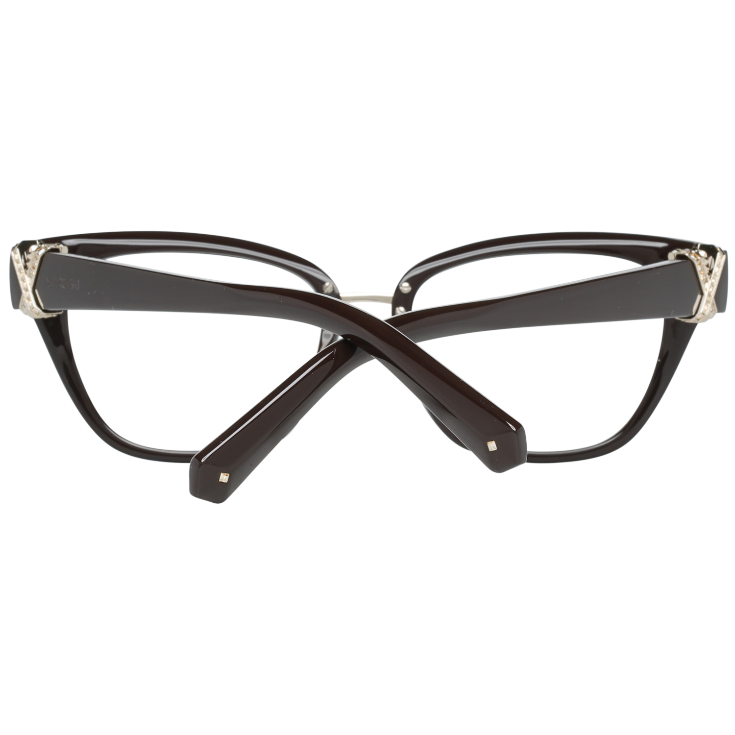 Swarovski Cat-eye glasses in Brown with Plastic frame, model Swarovski Optical Frames SK5251 50052, from Burghley & Co – Luxury eyewear UK