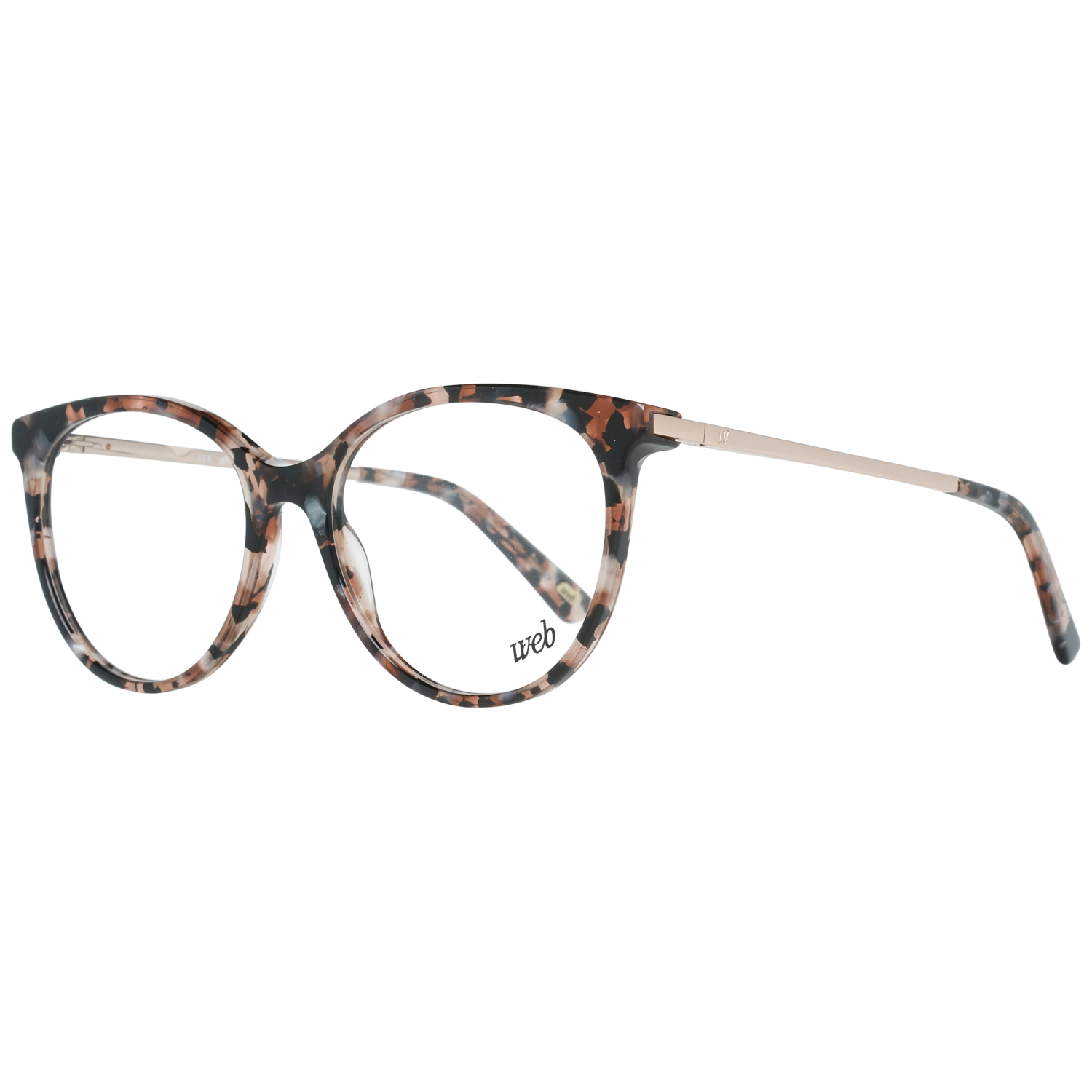 Web glasses in Brown with Metal frame, model Web Optical Frame WE5238 074 52, from Burghley & Co – Luxury eyewear UK