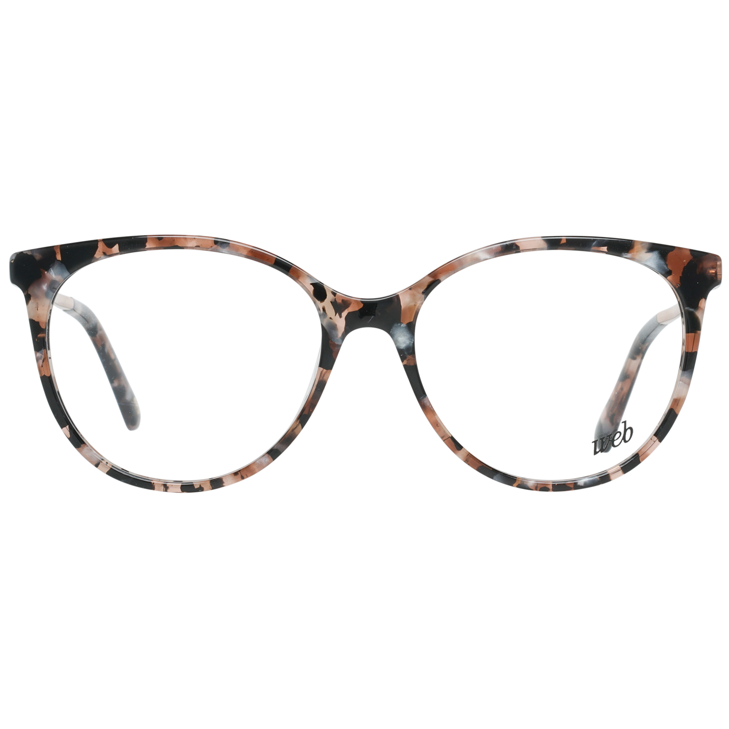Web glasses in Brown with Metal frame, model Web Optical Frame WE5238 074 52, from Burghley & Co – Luxury eyewear UK