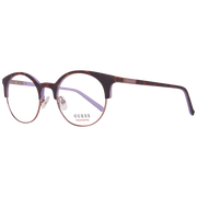 Guess Round glasses in Brown with Metal frame, model Guess Optical Frames GU3025 51052, from Burghley & Co – Luxury eyewear UK
