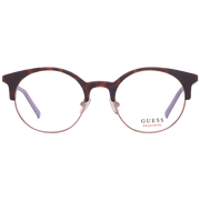Guess Round glasses in Brown with Metal frame, model Guess Optical Frames GU3025 51052, from Burghley & Co – Luxury eyewear UK